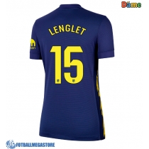 Fotballdrakt Dame Atletico Madrid Clement Lenglet #15 Bortedrakt 2025-26 Kortermet